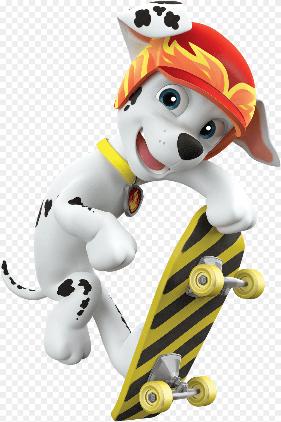 Marshall Play Skateboard Paw Patrol Clipart Marshall Da Patrulha Canina, Toy, Face, Head, Person Free Png Download