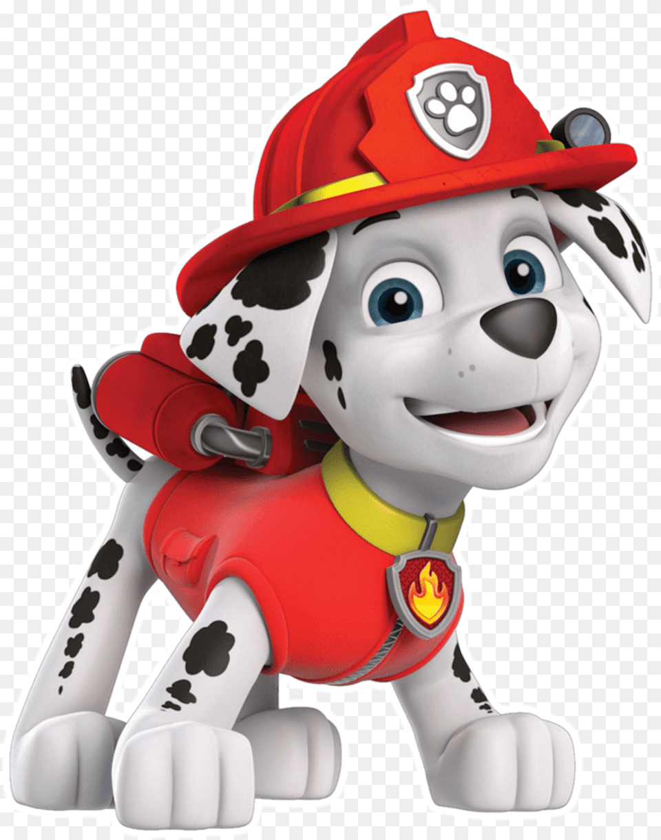 Marshall Smile Paw Patrol Clipart Clip Library Marshall Paw Patrol Characters, Toy, Face, Head, Person Png Image