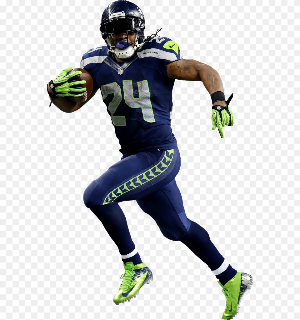 Marshawn Lynch, Helmet, American Football, Playing American Football, Person Png