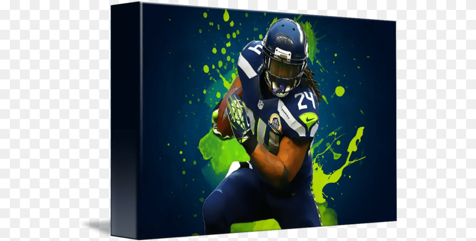 Marshawn Lynch Sprint Football, Sport, American Football, Playing American Football, Person Free Png Download