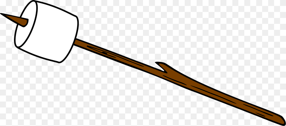 Marshmallow On A Stick For Roasting Clipart, Paper, Weapon, Spear Png