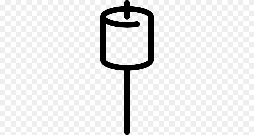 Marshmallow With Stick, Paper Free Png Download