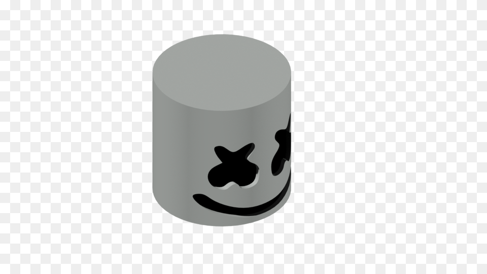 Marshmello Dj Mask, Cylinder, Logo Free Png