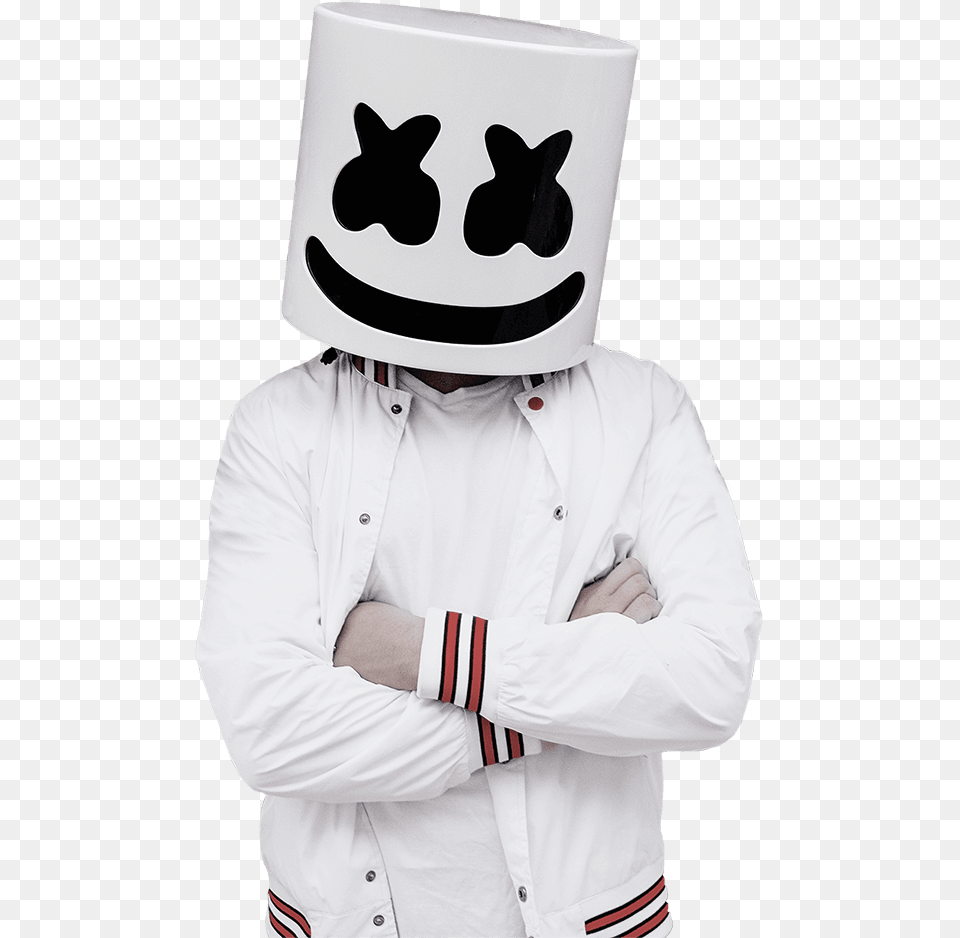 Marshmello Face Mask, Clothing, Coat, Hat, Jacket Png