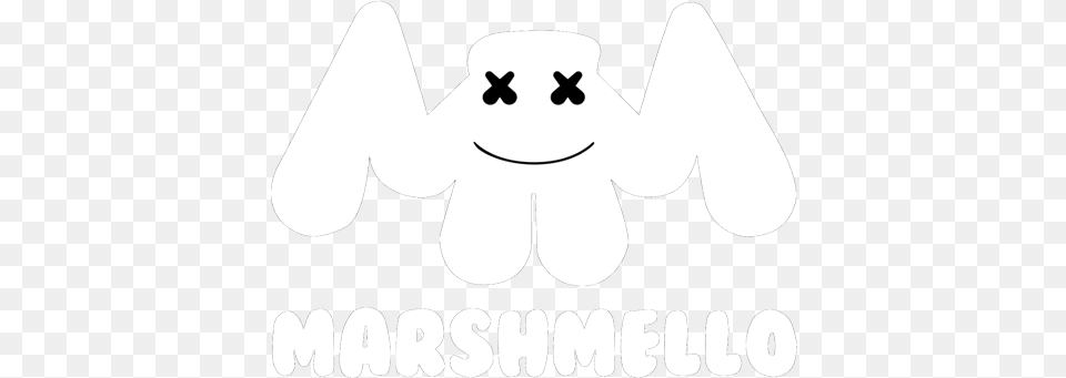 Marshmello Header Marshmello Logo, Stencil, Animal, Bear, Mammal Free Png