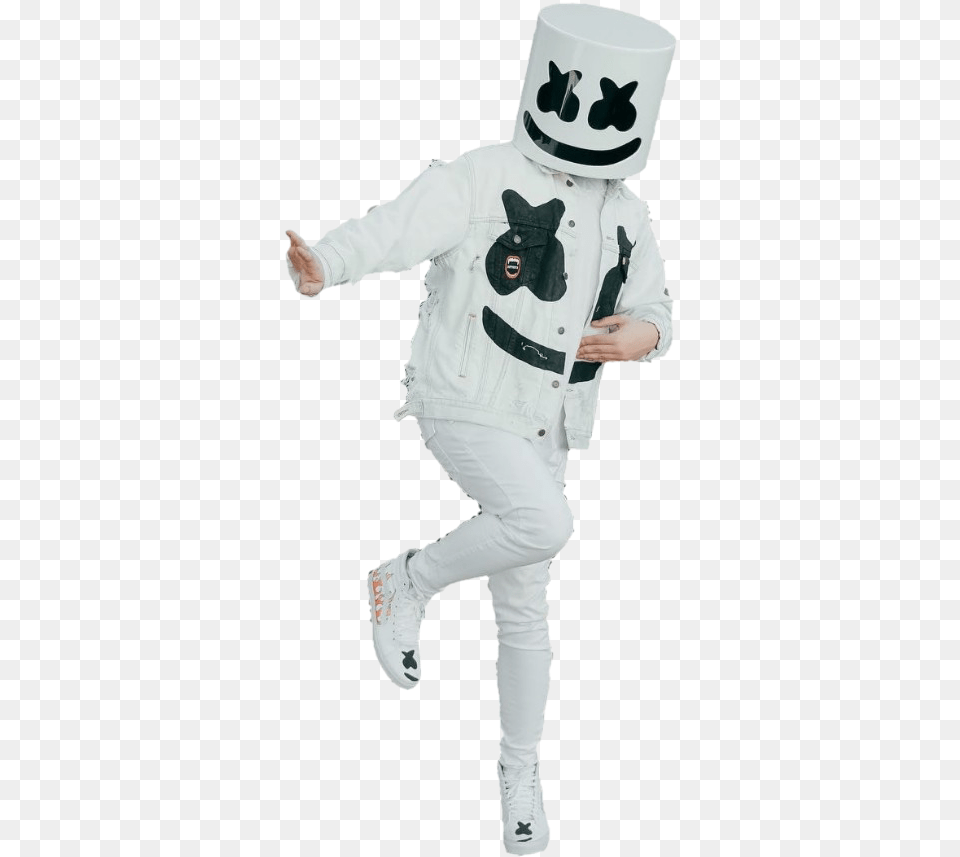 Marshmello High Marshmello, Clothing, Costume, Person, Adult Free Transparent Png