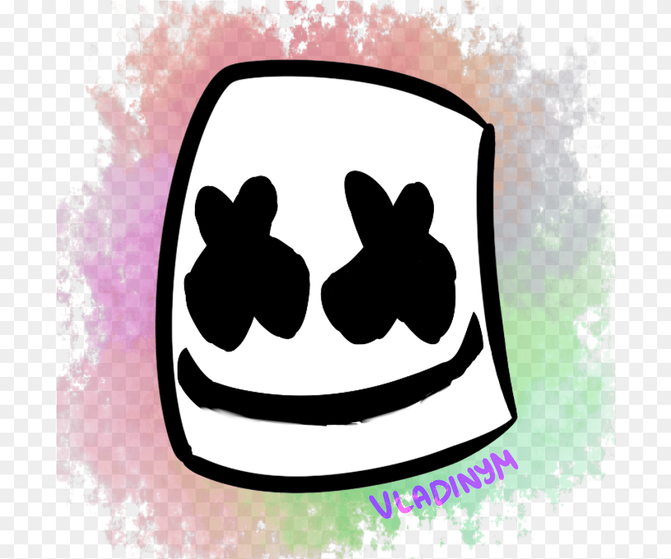 Marshmello Icon Thingy By Vladinym Cartoon, Sticker, Art, Animal, Cattle Free Transparent Png