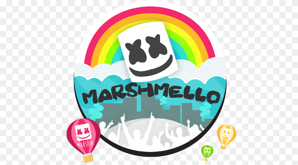 Marshmello La Convention Center Clipart Marshmello, Balloon, Aircraft, Transportation, Vehicle Free Png Download