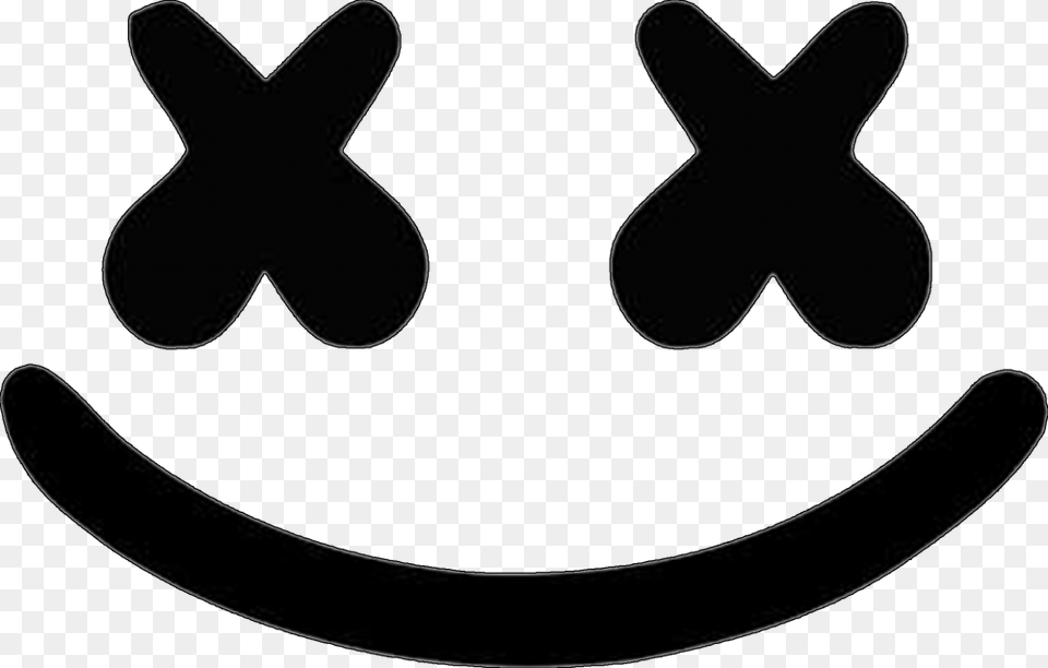 Marshmello Logo Image, Silhouette, Symbol Png