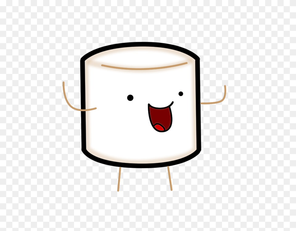 Marshmello Marshmallow White Cute Smile Sweet Smore Del, Lamp Free Png Download