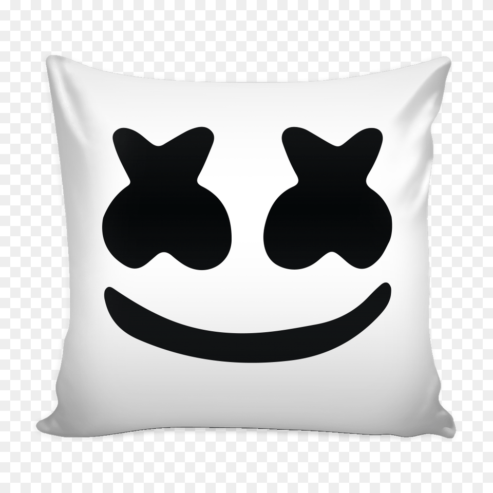 Marshmello Pillocase, Cushion, Home Decor, Pillow Png