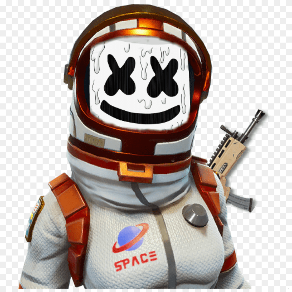 Marshmello Scar Fortnite Sticker By Derafita Moonwalker Skin Fortnite Free Transparent Png