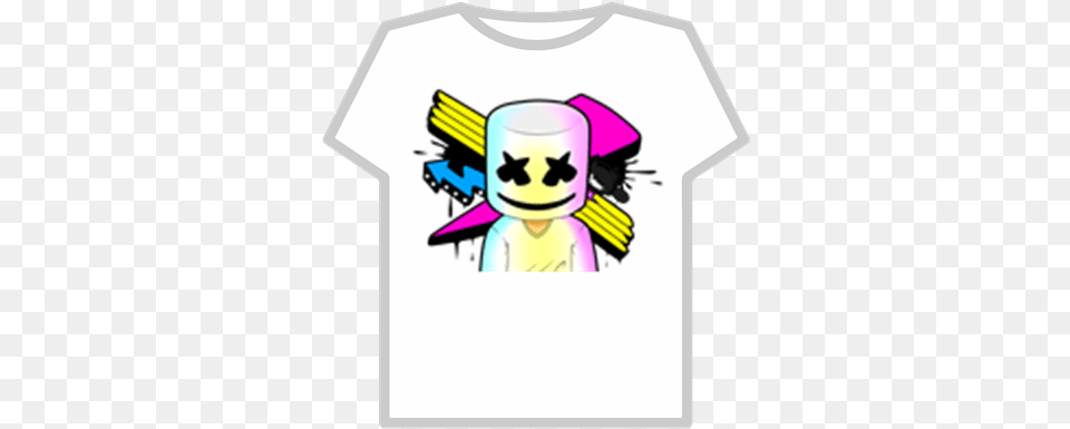 Marshmello T Shirt Roblox Marshmello, Clothing, T-shirt Png Image
