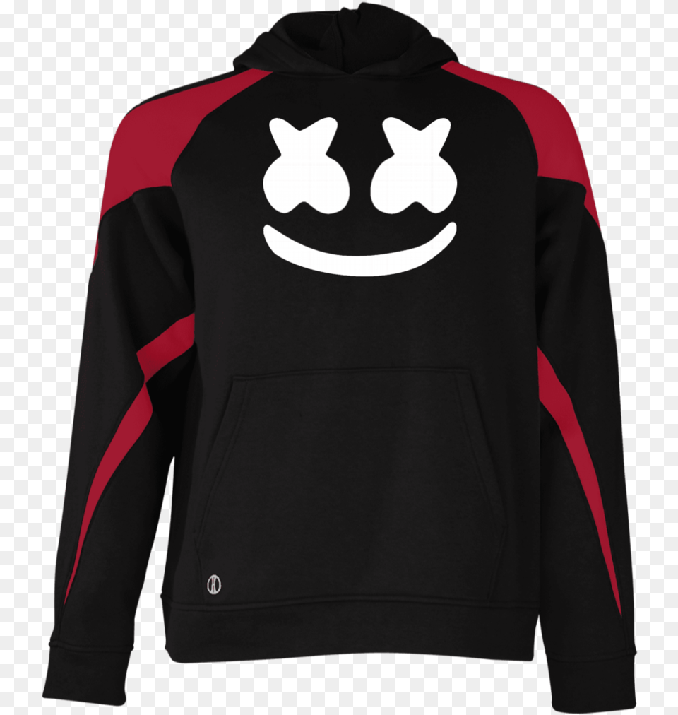 Marshmello Youth Colorblock Hoodie Sweatshirts New Arrived Marshmello Shop, Clothing, Sweater, Knitwear, Jacket Png Image
