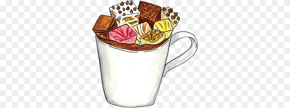 Marshmellow Clipart Hot Chocolate Marshmallow, Cup, Crib, Furniture, Infant Bed Free Transparent Png