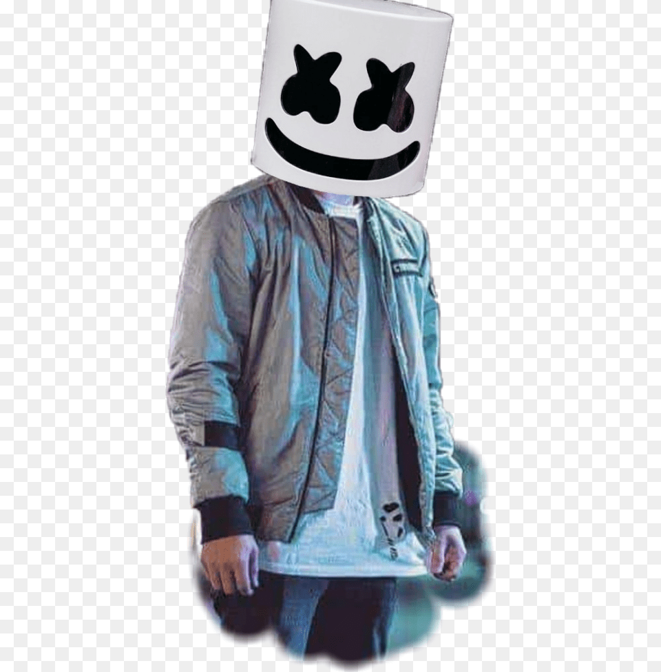 Marshmellow Marshmello, Clothing, Coat, Jacket, Adult Png