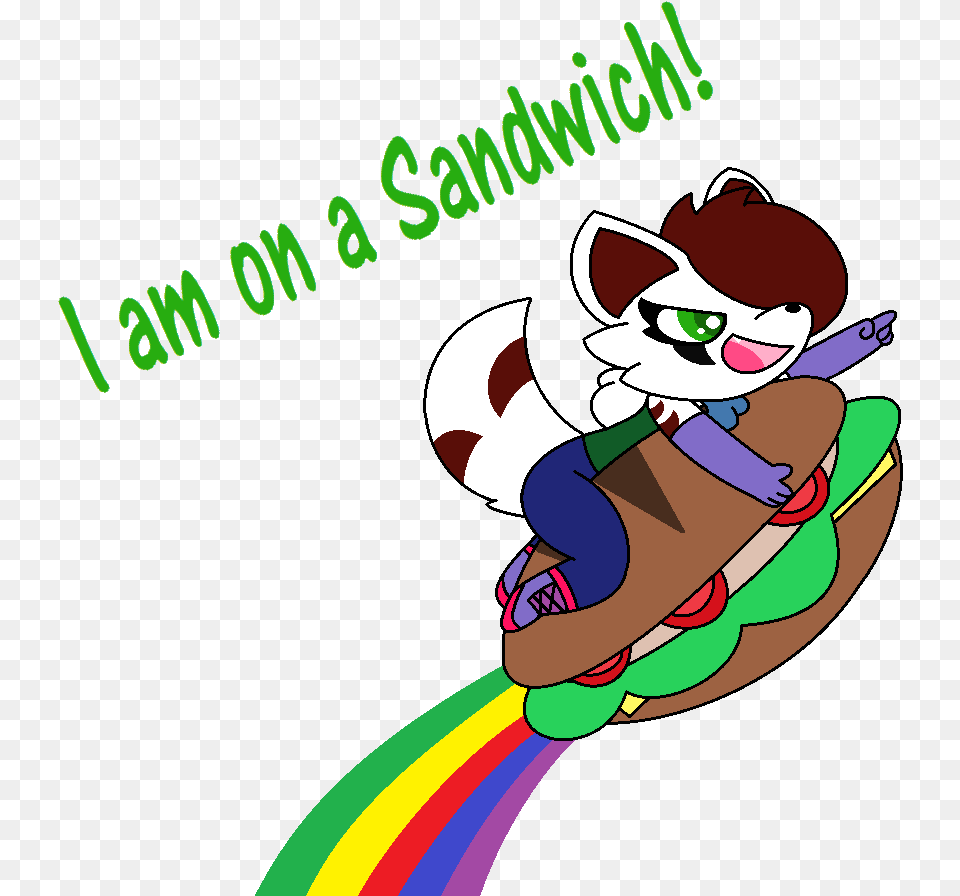 Marshmellow Riding A Sandwich Cartoon, Baby, Person Png