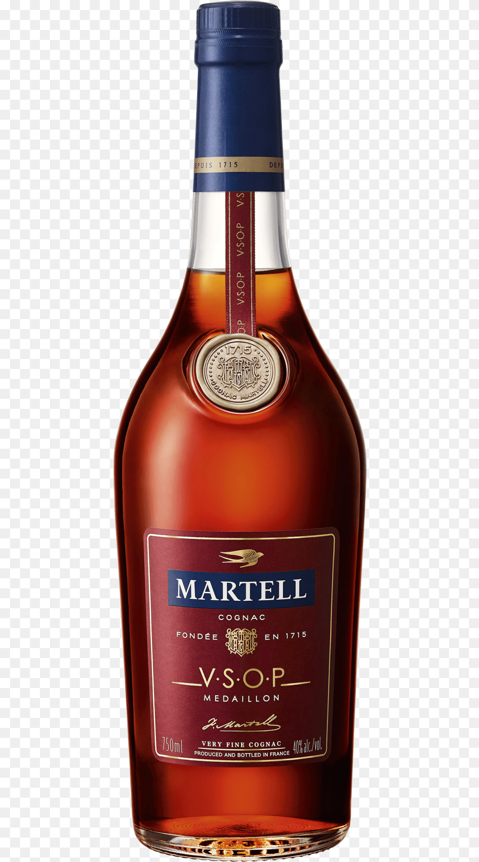 Martell Cognac France V, Alcohol, Beverage, Liquor, Food Free Png