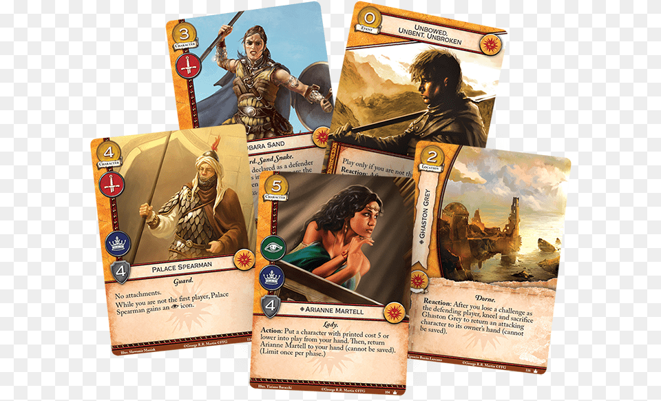 Martell Game Of Thrones Card Game, Adult, Publication, Person, Woman Free Transparent Png