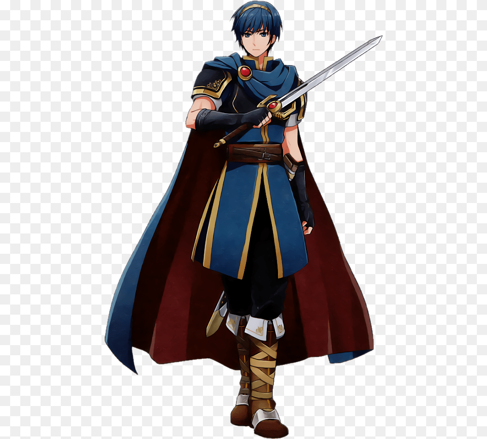 Marth 5 Image Fire Emblem Characters Marth, Book, Comics, Weapon, Sword Free Png