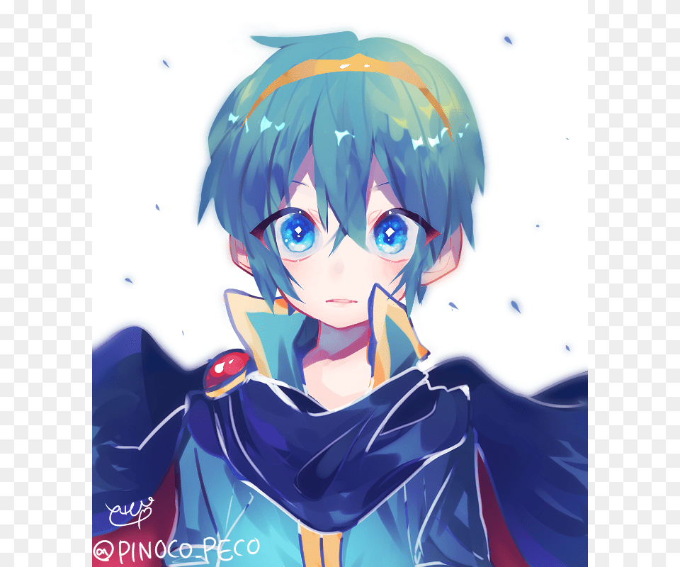 Marth Drawn By Repikinoko Fire Emblem Mystery Of The Emblem, Book, Comics, Publication, Baby Png Image