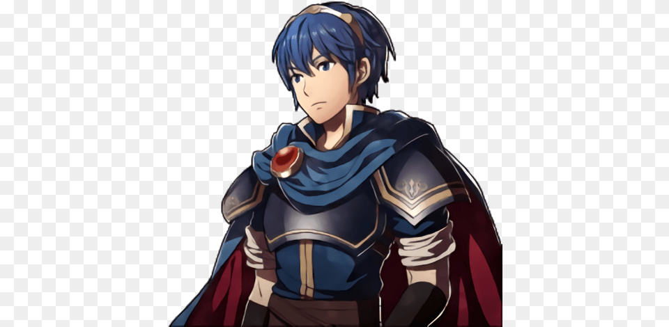 Marth Fates Portrait Marth Fire Emblem Fates, Book, Comics, Publication, Person Free Png Download