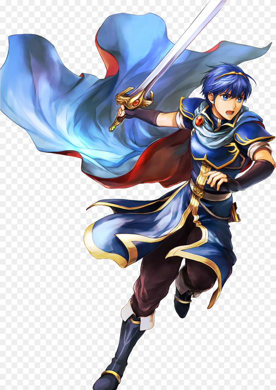 Marth Marth Fire Emblem Heroes, Book, Comics, Publication, Person Free Png Download