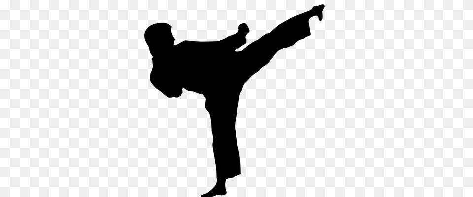 Martial Arts Clipart Taekwondo Black Belt, Gray Free Png Download