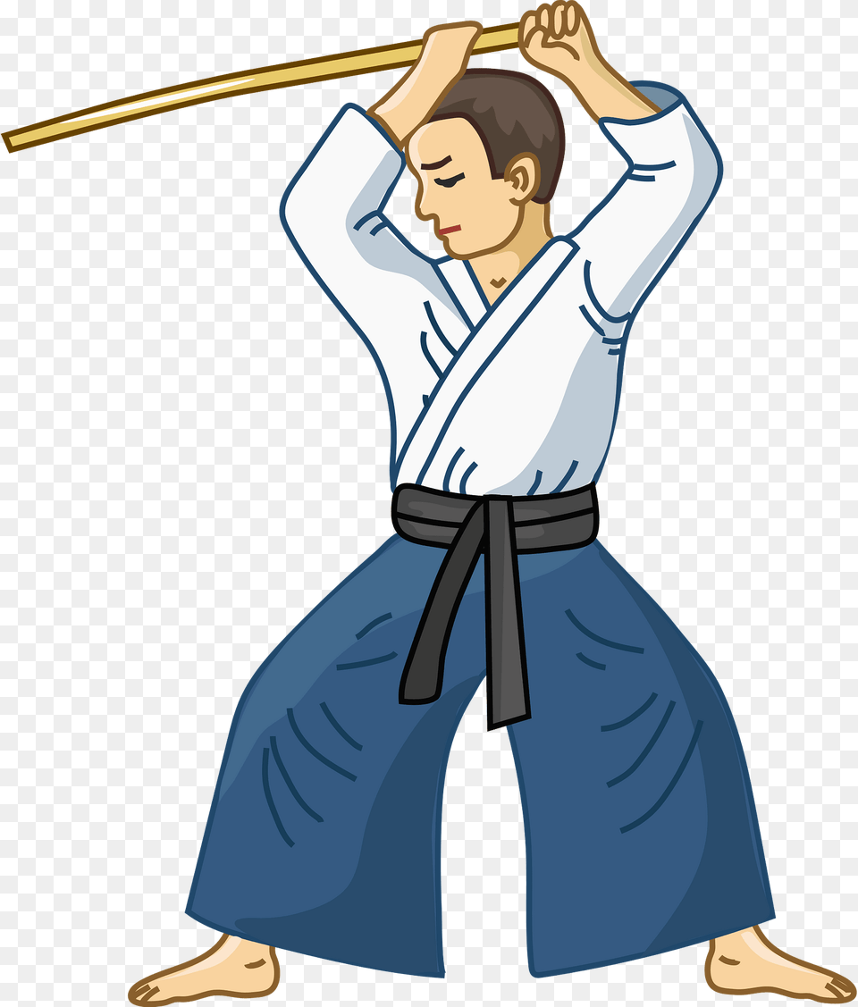 Martial Arts Fighter Clipart, Person, Martial Arts, Sport, Face Png Image