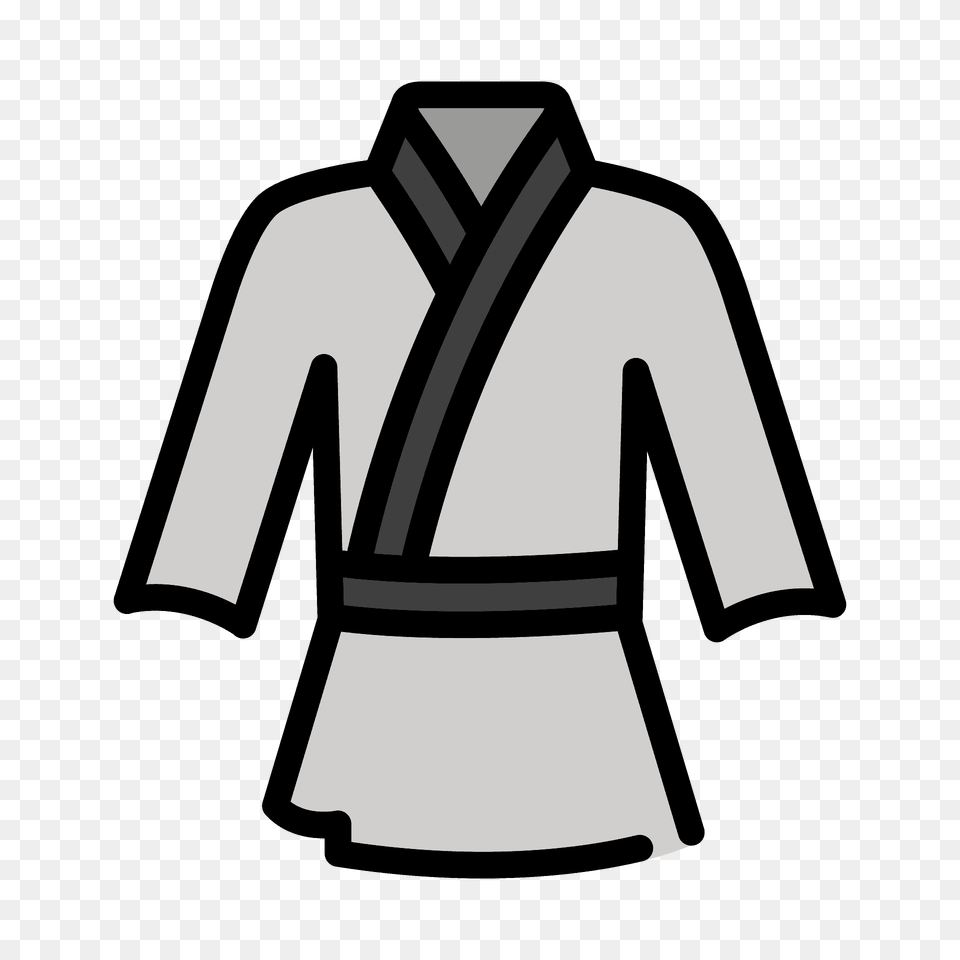 Martial Arts Uniform Emoji Clipart, Clothing, Robe, Fashion, Formal Wear Free Transparent Png