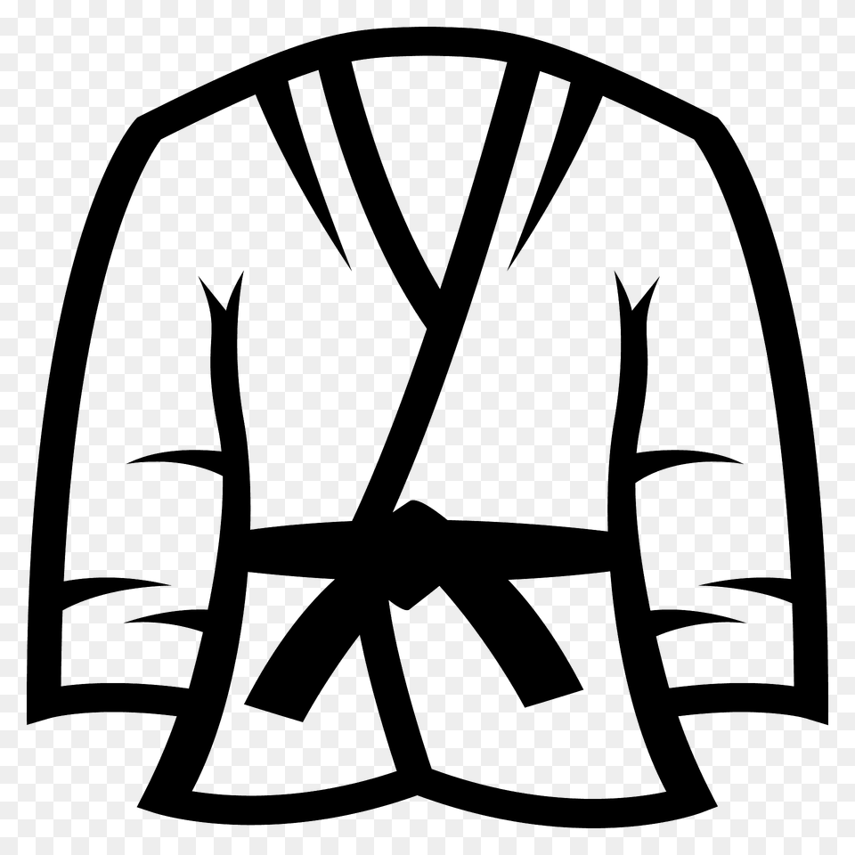 Martial Arts Uniform Emoji Clipart, Blazer, Clothing, Coat, Jacket Png