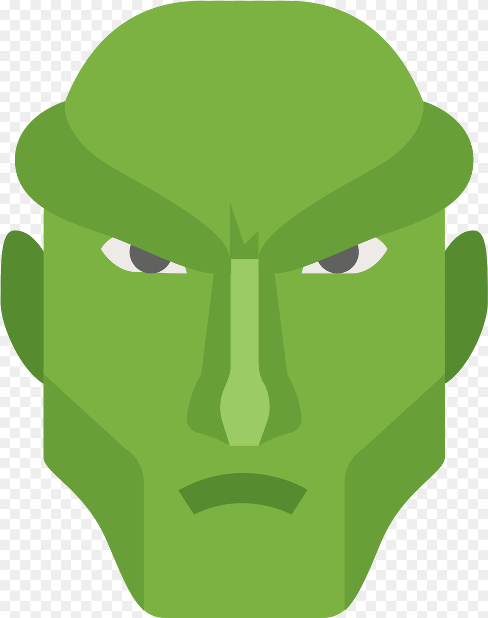 Martian Manhunter Logo Image Illustration, Alien, Green, Head, Person Free Png