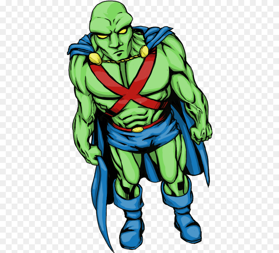 Martian Manhunter Organism, Clothing, Costume, Person, Cape Png Image
