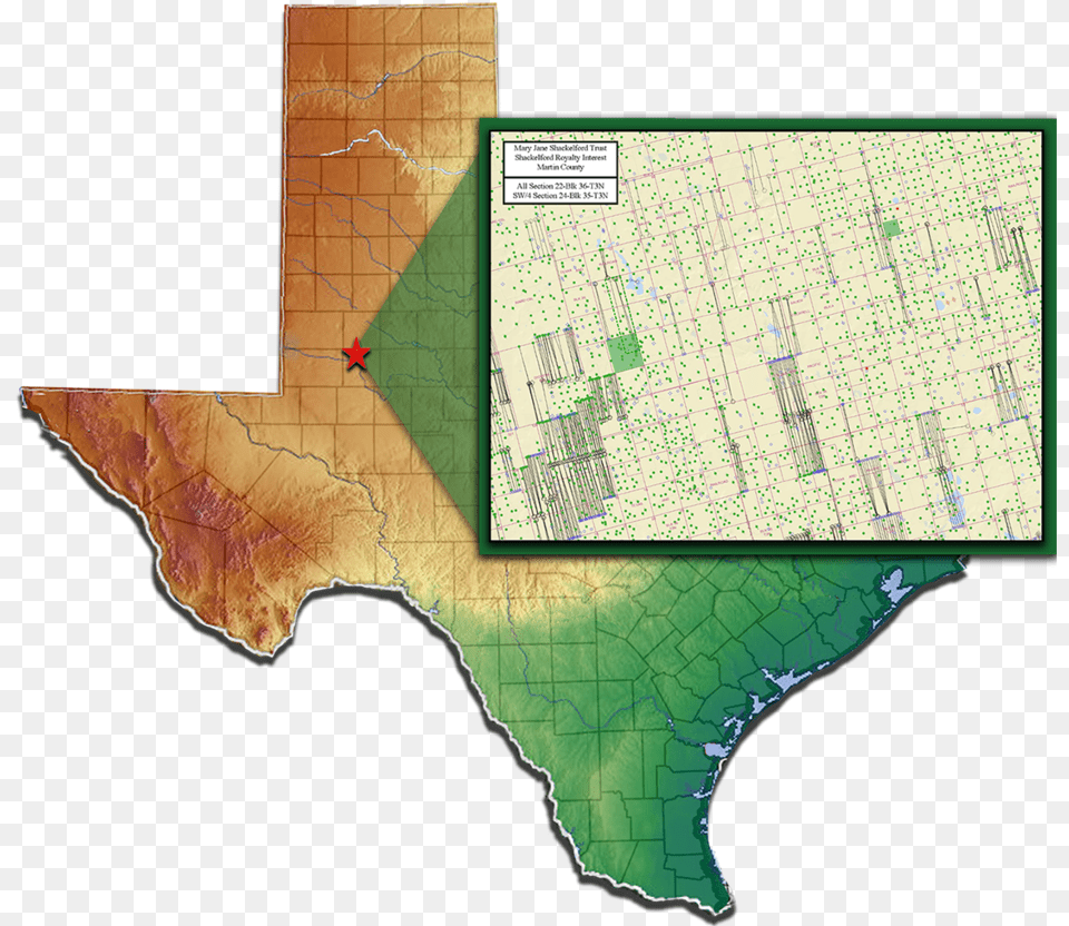 Martin County Shackleford Ri Lr Simon Oil And Gas Texas Maps, Chart, Plot, Map, Atlas Free Png