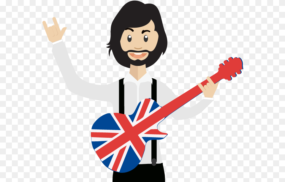 Martin Johnston Rock And Roll English, Guitar, Musical Instrument, Person, Face Png