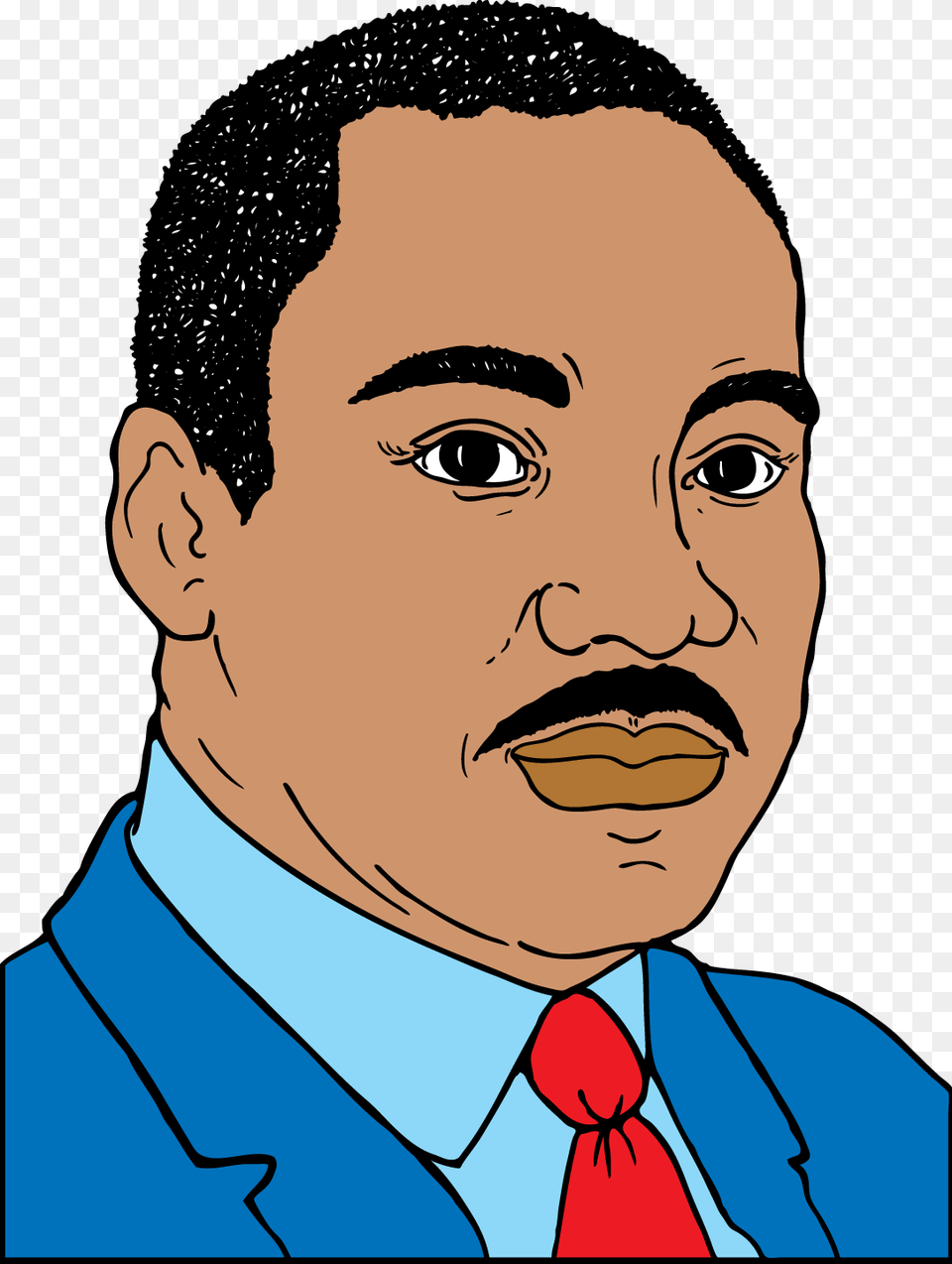 Martin Luther King Day Clip Art, Accessories, Portrait, Photography, Person Free Png Download