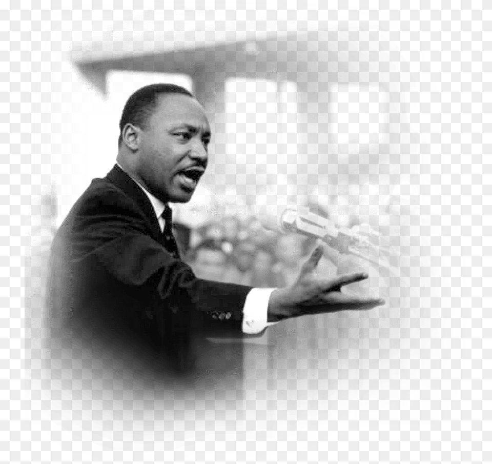 Martin Luther King Jr, Person, Crowd, People, Adult Free Png Download