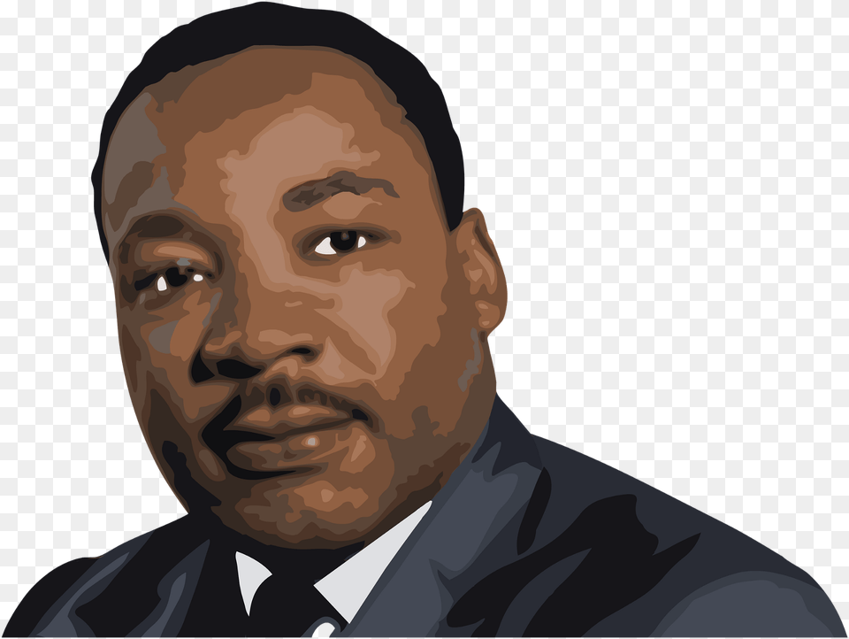 Martin Luther King Jr, Face, Head, Portrait, Person Png