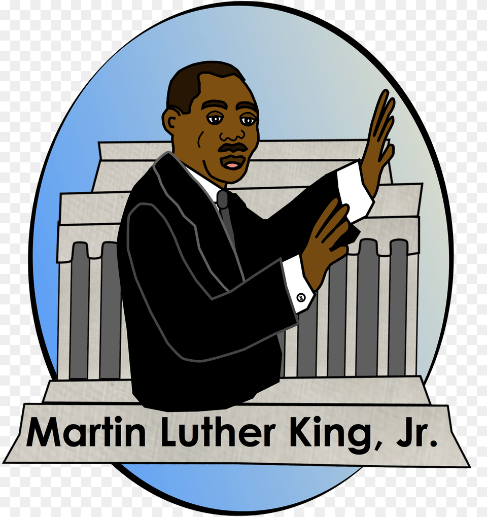 Martin Luther King Jr And Rosa Parks Clip Art, Adult, Male, Man, Person Free Transparent Png