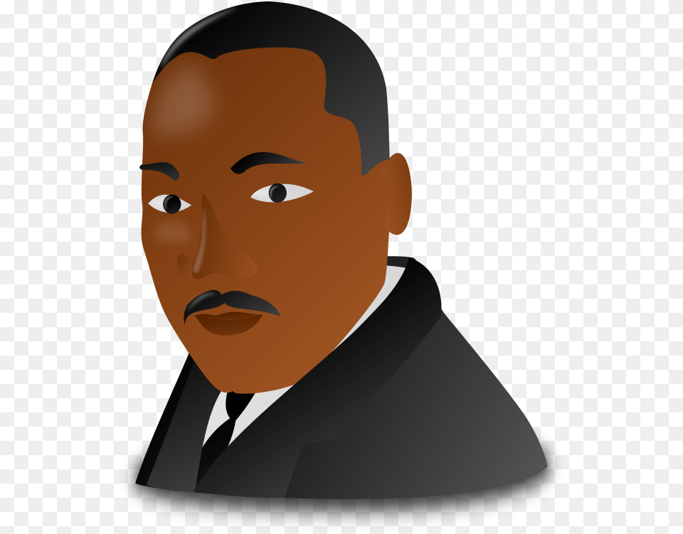 Martin Luther King Jr Clipart, Person, Face, Head, Photography Png