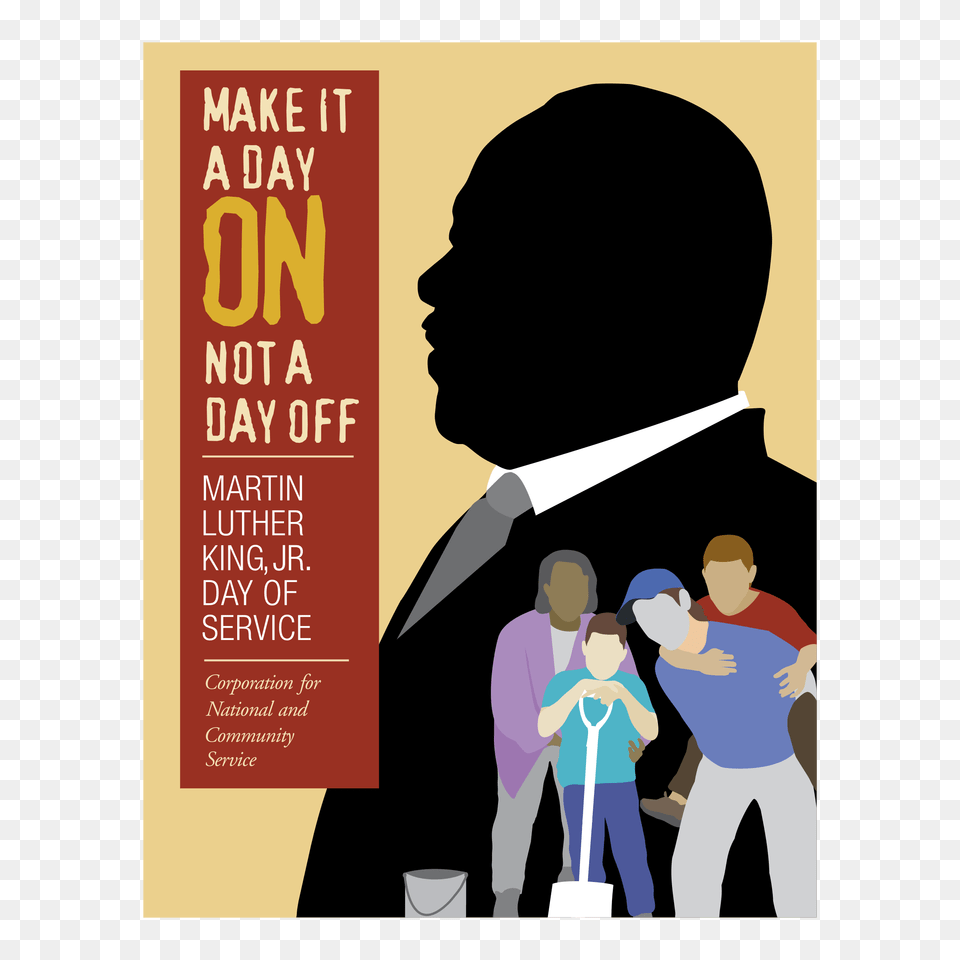 Martin Luther King Jr Day Of Service Logo Transparent, Advertisement, Poster, Publication, Book Free Png Download
