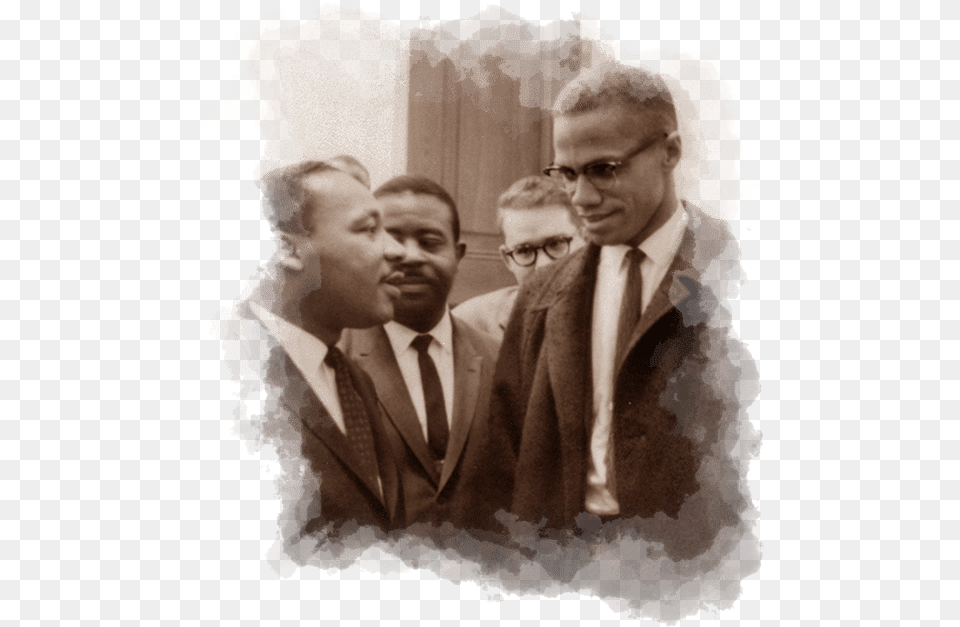 Martin Luther King Jr Malcolm X And Martin Luther, Accessories, Tie, Suit, Portrait Png