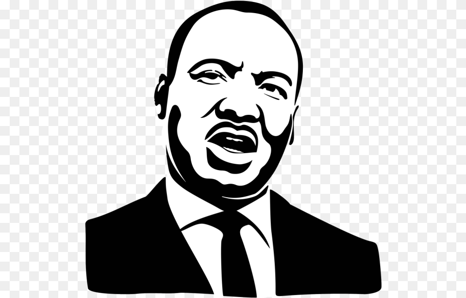 Martin Luther King Jr Martin Luther King, Stencil, Adult, Head, Male Png