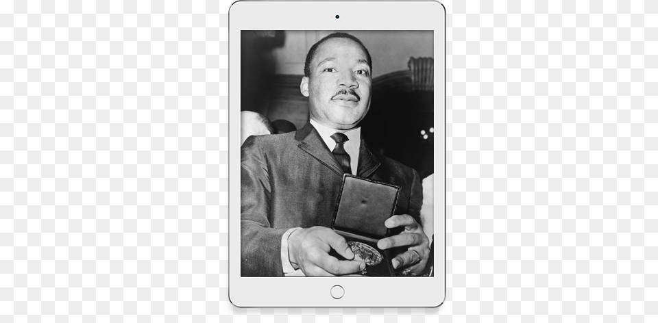Martin Luther King Jr Martin Luther King Receiving Nobel Peace Prize, Accessories, Tie, Portrait, Photography Free Png