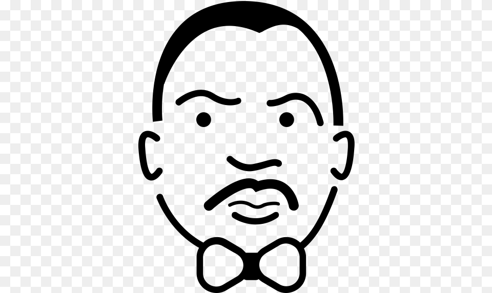 Martin Luther King Jr Transparent Martin Luther King Icon, Gray Png Image