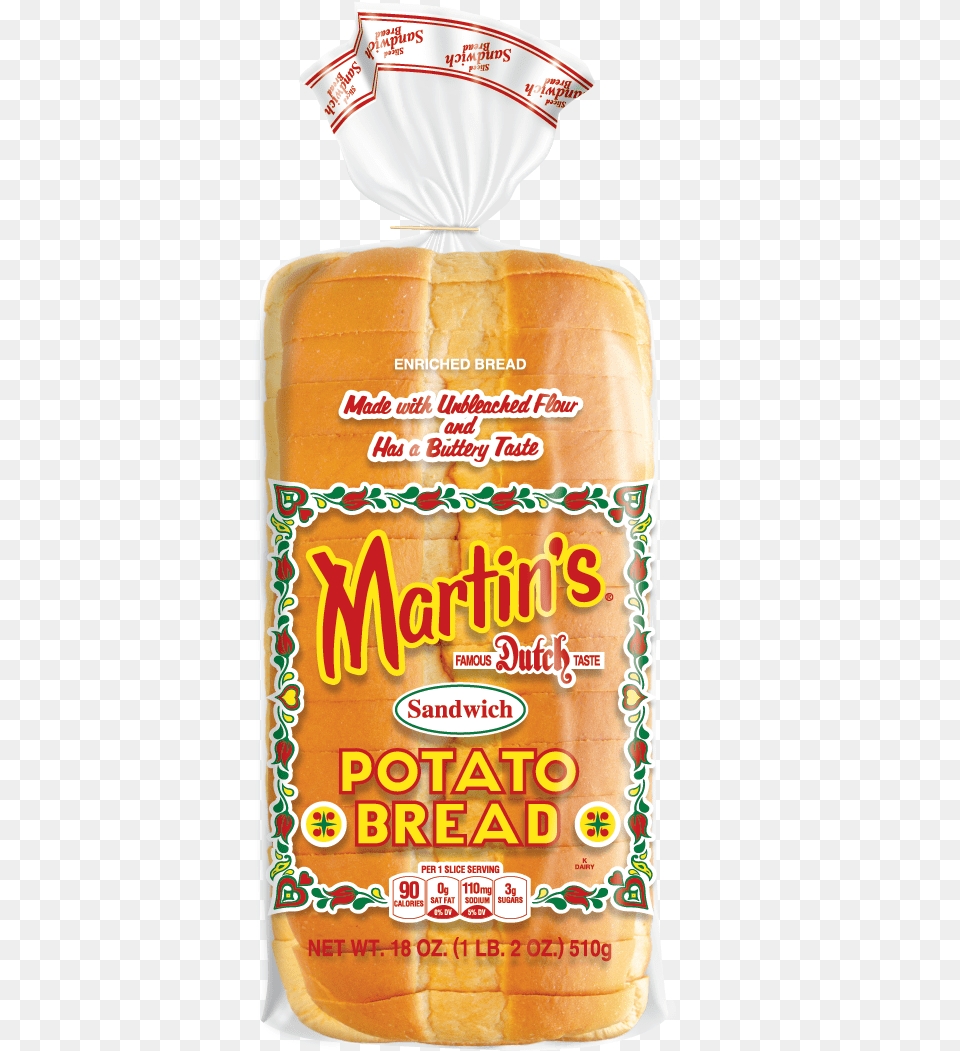 Martin S Potato Bread White Bread, Food, Ketchup Free Png