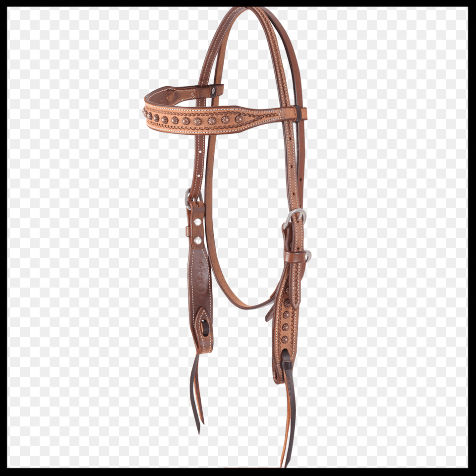 Martin Saddlery Roughout Leather Browband With Rope, Halter, Accessories Free Transparent Png