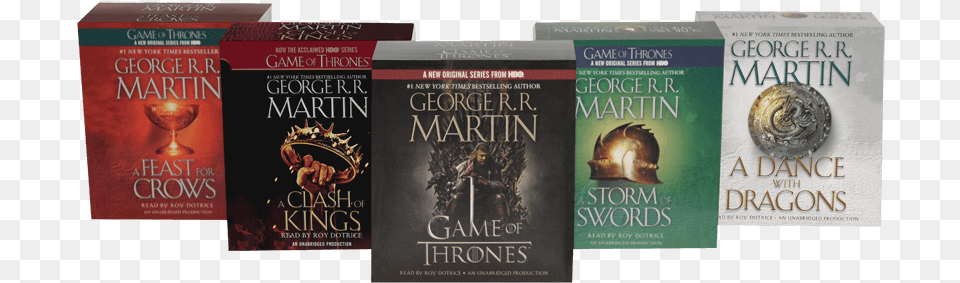 Martin Song Of Ice And Fire Audiobook Bundle Song Of Ice And Fire Audiobooks, Book, Novel, Publication, Person Free Png Download