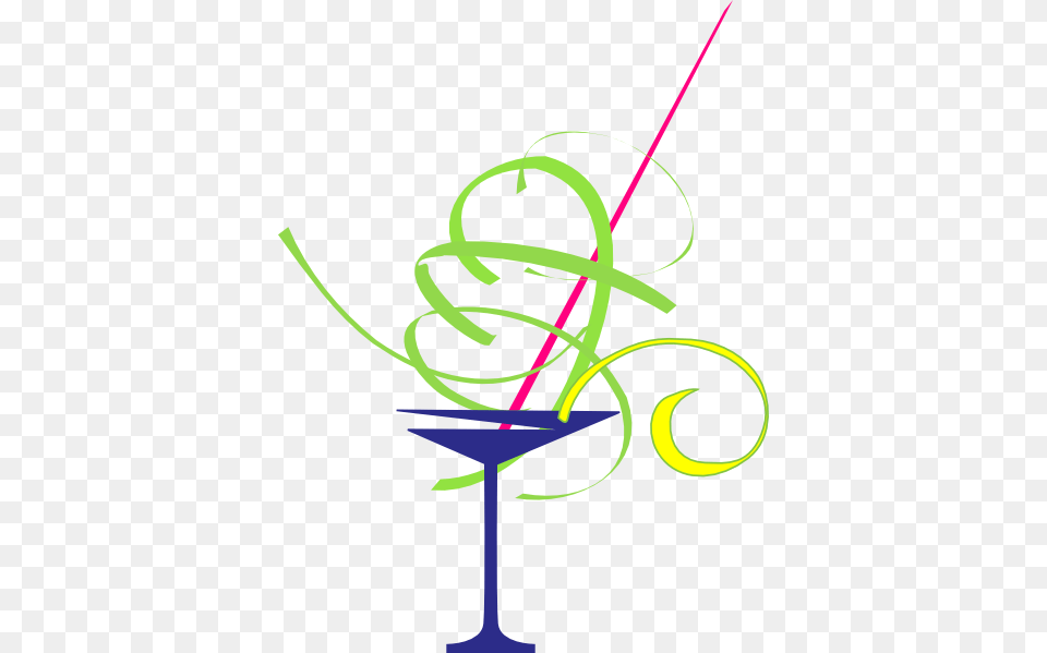 Martini Fun Clip Art, Alcohol, Beverage, Cocktail, Light Free Png Download