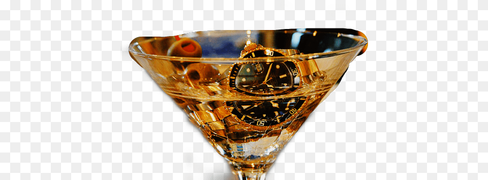 Martini Glass, Alcohol, Beverage, Cocktail, Wristwatch Free Png Download